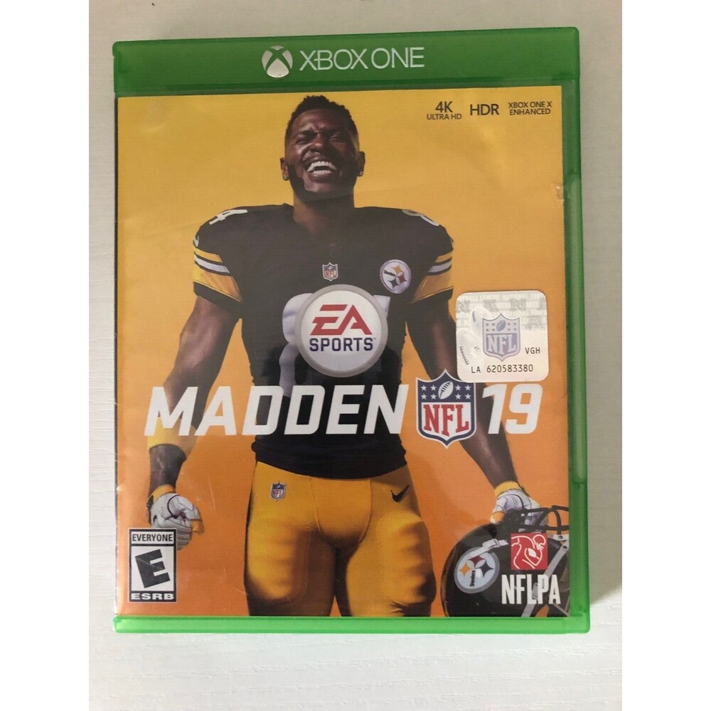 Madden NFL‎ 19 Microsoft Xbox One EA Sports Electronic Arts NFLPA Red Bear